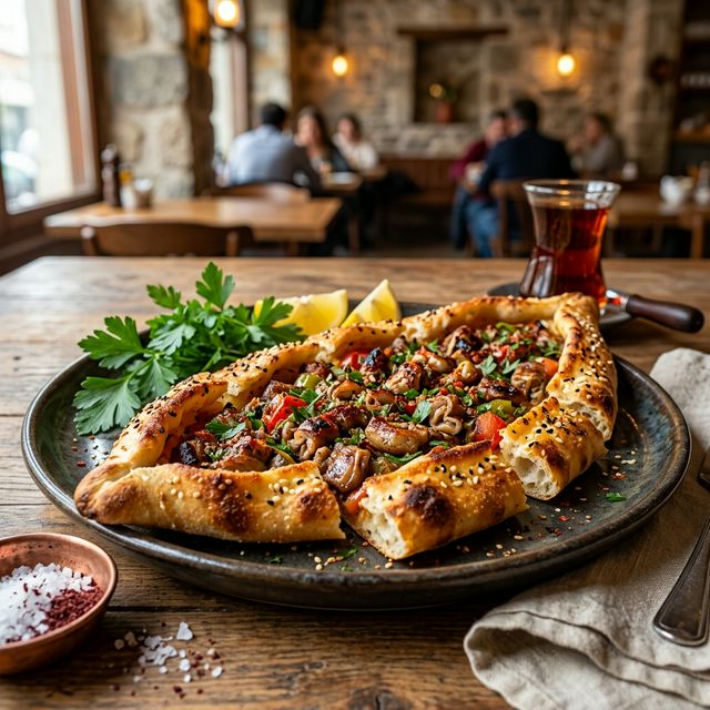 Kokoreçli Pide